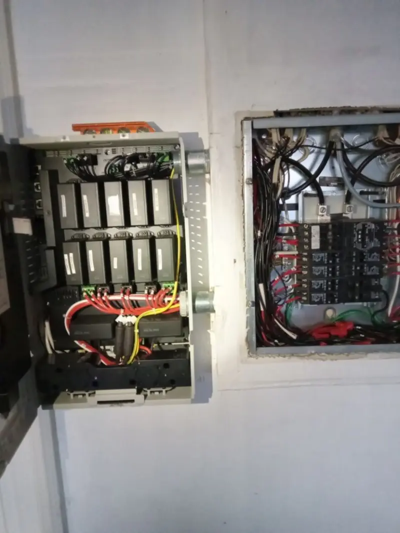 Electrical panel upgrade completed for Commercial Electrician Services in Holdenville